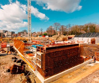 fundering van de provincietoren