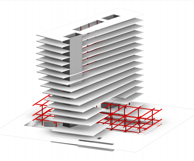 tekening vloerplaten
